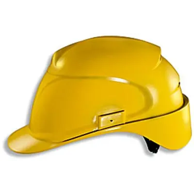 Каска uvex Эйрвинг, PE, храповик, текстильное оголовье, желтая