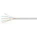 Витая пара U/UTP Cat 5e 4 пары 24 AWG solid LSZH нг(А)-HF серый 100м