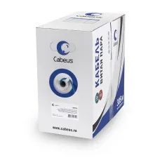 Витая пара U/UTP Cat 5e 4 пары 24 AWG solid LSZH нг(А)-HF синий 305м