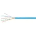 Витая пара U/UTP Cat 5e 4 пары 24 AWG solid LSZH нг(А)-HF синий 305м