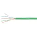 Витая пара U/UTP Cat 5e 4 пары 24 AWG solid LSZH нг(А)-HF зеленый 305м