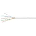 Витая пара U/UTP Cat 5e 4 пары 24 AWG solid LSZH нг(А)-HF белый 305м