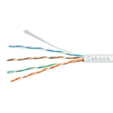Витая пара UTP (U/UTP), категория 5e, 4 пары (24 AWG), одножильный, белый, LSZH, нг(А)-HF, (25 м)