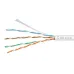 Витая пара UTP (U/UTP), категория 5e, 4 пары (24 AWG), одножильный, белый, LSZH, нг(А)-HF, (25 м)