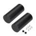 Заглушка ROUND-D36-360 BLACK с отверстием (ARL, металл)