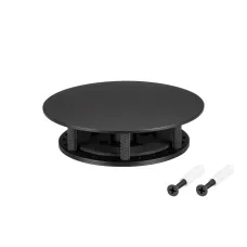Крепление MOONLIGHT-BASE-ROUND-D25-S Black, металл