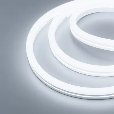 Лента светодиодная герметичная MOONLIGHT-SIDE-X336-12x24mm 230V White6500 (11 W/m, IP65, 50m, wire x1) (ARL, Грибовидная форма, 336 LED/m)