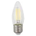 Лампочка светодиодная ЭРА F-LED B35-11W-827-E27 Е27 / Е27 11Вт филамент свеча теплый белый свет