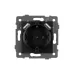 Механизм розетки с USB зарядкой SCT-MUAA-PL-BK-V 250V, 16A