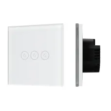 Выключатель сенсорный SWT-OMALI-S03-ZB-WH 250V, 10A, Zigbee Стекло