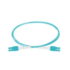 Патч-корд оптический HD, OM3, 2х50/125, дуплекс LC - дуплекс LC, UNIBOOT PUSH-PULL, 2 м
