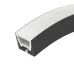 Профиль силиконовый WPH-FLEX-1616-TOP-S11-5m BLACK (Силикон) Профиль силиконовый WPH-FLEX-1616-TOP-S11-5m BLACK (Силикон)