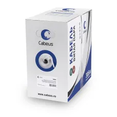 Витая пара U/UTP Cat 5e 4 пары LIGHT 0.48мм solid PVC нг(А)-LS серый 305м