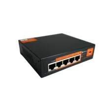 Коммутатор управляемый L2 с обл. упр. 2х100Мбит/с (RJ45 с PoE+) 2х1Гбит/с (RJ45 с PoE+) 1х1Гбит/с Uplink 52Вт