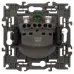 14-2103-02 ЭРА Розетка 2P+E Schuko со шторками с крышкой, 16A-250В, IP20, Эра Elegance, сл.кость (10