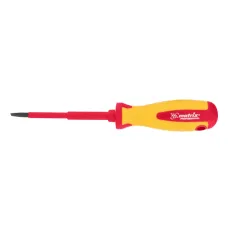 Отвертка Insulated до 1000 В, SL4,0x100 мм, CrMo, 2крукоятка