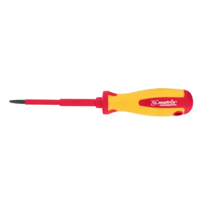 Отвертка Insulated до 1000 В, SL4,0x100 мм, CrMo, 2крукоятка