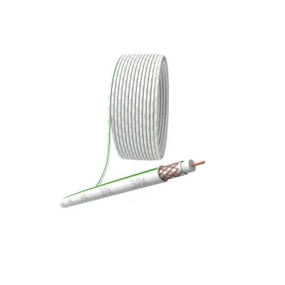 ЭРА Кабель коаксиальный SAT 703 B, 75 Ом, Cu/(оплётка Cu 75%), PVC, цвет белый, бухта 50 м (10/210)