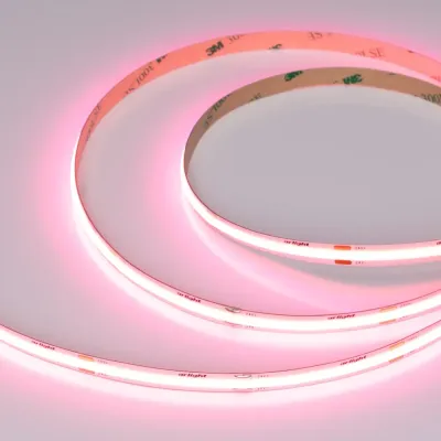 Лента светодиодная 8 Вт/м 24В IP20 Розовый 480LED/м COB-X480-8mm CSP 5 м