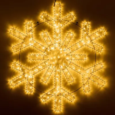 Фигура ARD-SNOWFLAKE-M11-1250x1200-604LED Warm 230V, 36.5W Ardecoled, IP65
