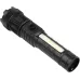 Фонарь светодиодный UA-402 универсальный аккумуляторный 5 Вт LED + 5 Вт COB Zoom 6 режимов маячок клипса USB type C
