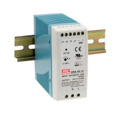 Блок питания AC-DC, 40.1Вт, на DIN рейку, вход 90-264В AC, 47-63Гц, 127-370В DC, выход 12В,3.34А, регулировка 12-15В, димминг 3 в 1, в кожухе