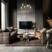 Светильник подвесной Maytoni Arco MOD223PL-06BS G9х6х40W Латунь
