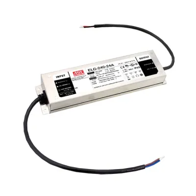 Источник питания AC-DC, 240Вт, IP65, вход 100...305В AC, 47...63Гц,142...431В DC, ККМ, выход 12...24В,10А, изоляция 3750В AC, в кожухе