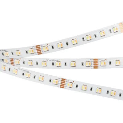 Лента светодиодная 20 Вт/м 24В IP20 RGBW-MIX 60LED/м RT-B60-12mm SMD 5060 5 м