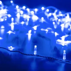 Гирлянда светодиодная декоративная ARD-STRING-CLASSIC-10000-CLEAR-100LED-FLASH BLUE 230V, 7W ARDCL, IP65