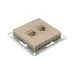 Механизм розетки RJ45 - 2шт  (cat5)  шампань Эпика EKF