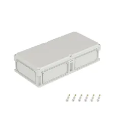 Корпус IP67,600х300х146 (выс.крышки 21),стнк.выбв.флнц.,непрозр.крыш.