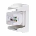 Ком.роз. RJ45 кат.6 (8P8C, Hyperline, Dual IDC 110&Krone) Viva, белая, 1мод