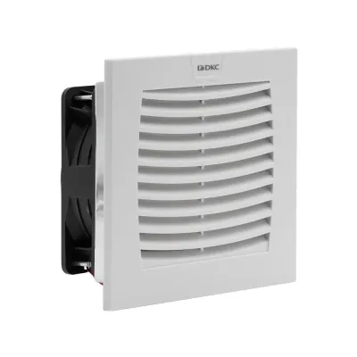 Вентилятор с фильтром ЭМС 120 м3/ч, 12В DC, 152х152 мм, IP54