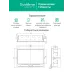 Люк MultiDeS на 24 модулей IP40 для фальшпола с монтажной коробкой тип MDK10