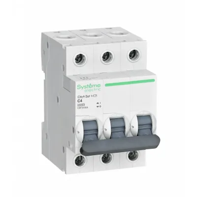Автоматический выключатель C 4A 3P 4,5kA City9 Set