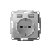 РОЗЕТКА ATLASDESIGN 16А c 2 USB A+A, 5В/2,4А, 2х5В/1,2А, механизм, АЛЮМИНИЙ
