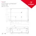 Панель SMART-P90-DIM-G-IN White 230V, Rotary, 2.4G ARL, пластик