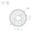 Профиль силиконовый WPH-FLEX-ROPE-D22-360deg-S8-10m WHITE (ARL, силикон)