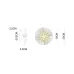 Подсветка декоративная AJOUR LED 3Вт Металл Медь
