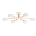 Потолочная люстра Arte Lamp TENDA A1624PL-6WH GX53 6*12Вт Металл||Дерево Белый||Бежевый