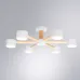 Потолочная люстра Arte Lamp TENDA A1624PL-6WH GX53 6*12Вт Металл||Дерево Белый||Бежевый