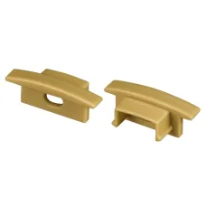 Заглушка LINE-2308-F GOLD с отверстием (Пластик)