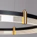 Люстра подвесная MERCURY LED 226Вт Металл Чёрный