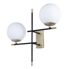 Бра Arte Lamp ARKAB E14 2х40Вт Металл Чёрный