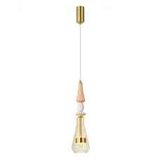 Светильник подвесной CORAL LED 8Вт Металл Латунь