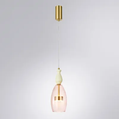 Светильник подвесной CORAL LED 8Вт Металл Латунь