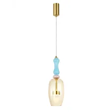 Светильник подвесной CORAL LED 8Вт Металл Латунь
