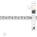 Светодиодная лента 24V 14,4W/m (на канал 4,8W/m) RGB 5м IP65 AQUA TAPE
