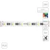 Светодиодная лента 24V 14,4W/m (на канал 3,6W/m) RGB+W 3000К 5м IP20 TAPE A2406012-02-RGB3K